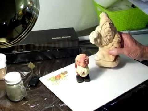 Finishing a Big-Headed Santa