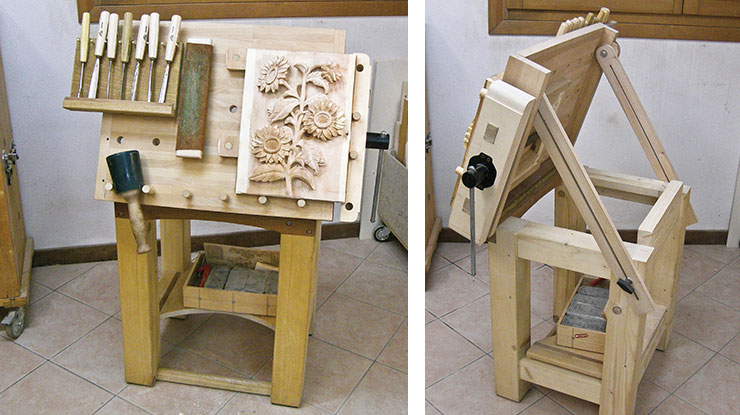 Custom-Build a Tilting Carving Table