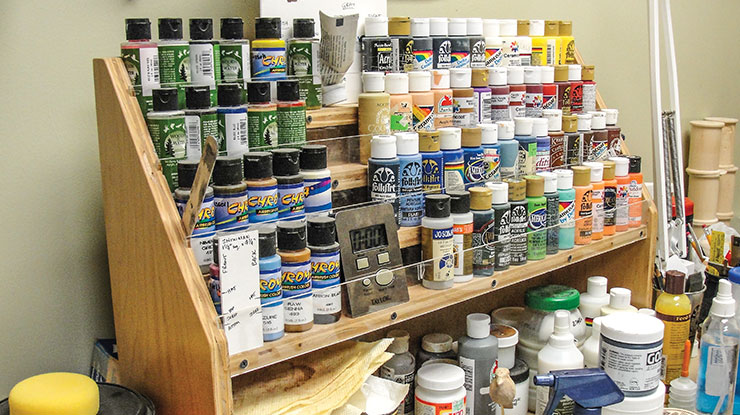Custom Paint Rack