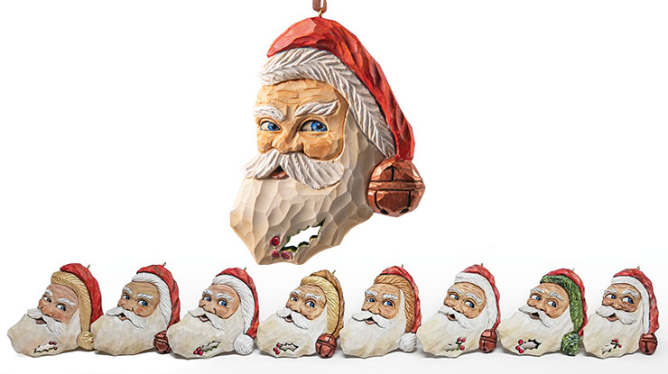 Watchful Santa Ornament